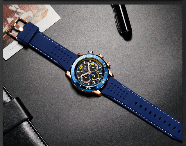 MEGIR 2109 - luksusowy męski zegarek kwarcowy Chronograph z funkcją Luminous marki wojskowe - Wianko - 14