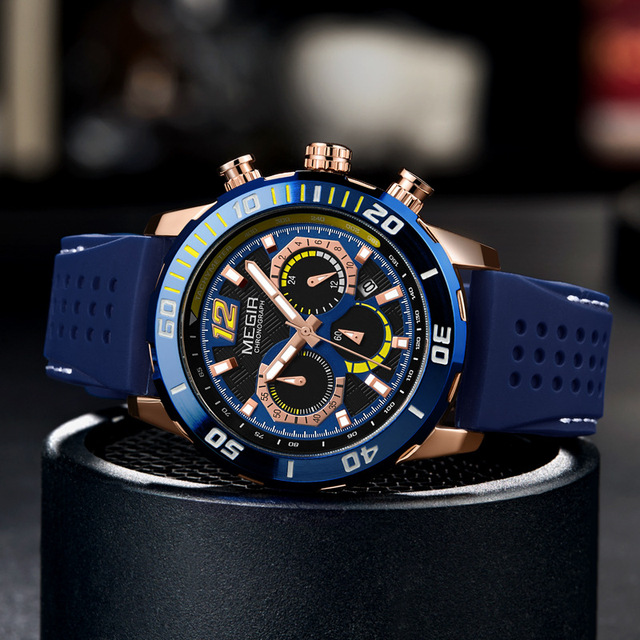 MEGIR 2109 - luksusowy męski zegarek kwarcowy Chronograph z funkcją Luminous marki wojskowe - Wianko - 18