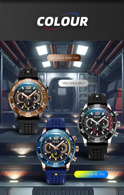 MEGIR 2109 - luksusowy męski zegarek kwarcowy Chronograph z funkcją Luminous marki wojskowe - Wianko - 5