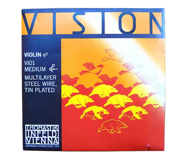 Dostawa gratis! Thomastik Vision VI01 średnie E 4/4, skrzypce wyprodukowane w Austrii - Wianko - 2