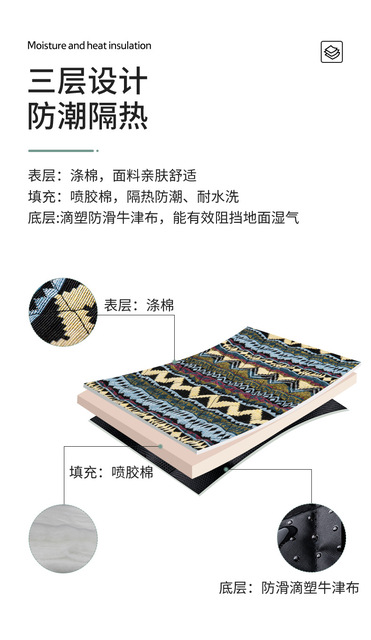 Mata piknikowa Naturehike 2020 - trójwarstwowy, z wilgoć izolacją i termiczną izolacją, w stylu skandynawskim, odkryta i przenośna dla turystów - Wianko - 11