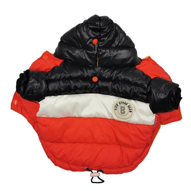 Wodoodporna kurtka z kapturem dla dużego psa - jesień/ciepłe zimowe ubrania - Wianko - 15