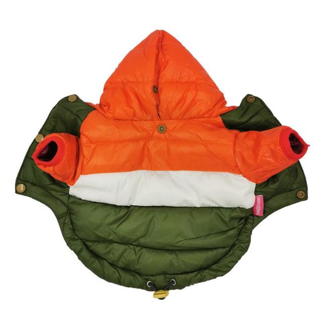 Wodoodporna kurtka z kapturem dla dużego psa - jesień/ciepłe zimowe ubrania - Wianko - 11