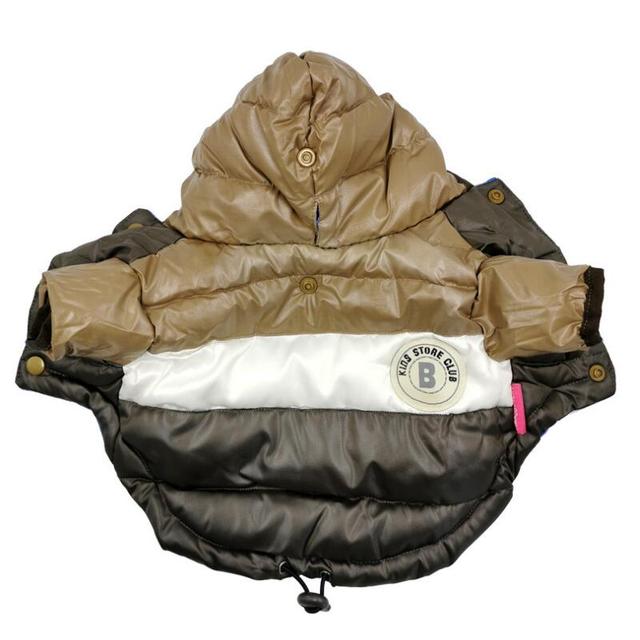 Wodoodporna kurtka z kapturem dla dużego psa - jesień/ciepłe zimowe ubrania - Wianko - 9