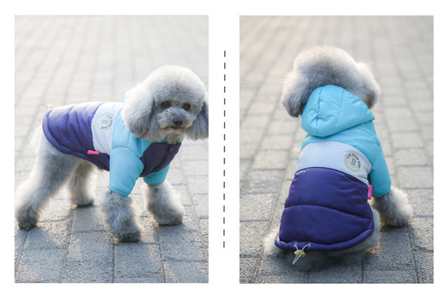 Wodoodporna kurtka z kapturem dla dużego psa - jesień/ciepłe zimowe ubrania - Wianko - 56
