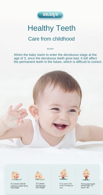 Miękka szczoteczka do zębów dla dzieci 2-12 lat w kształcie litery U - Wianko - 10