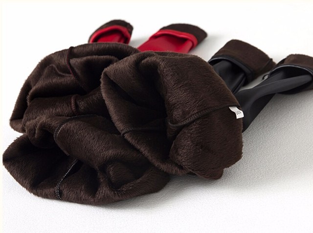 Warme Winterleggings aus Fake-PU-Leder für Mädchen und Jungen - dicke und warme Kinderhosen - Wianko - 12