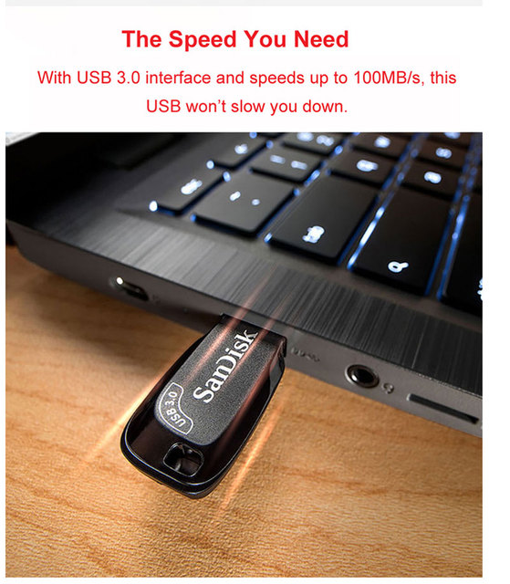 SanDisk CZ410 Dysk Flash USB3.0 o pojemnościach 32GB, 64GB, 128GB i 256GB - Wianko - 2