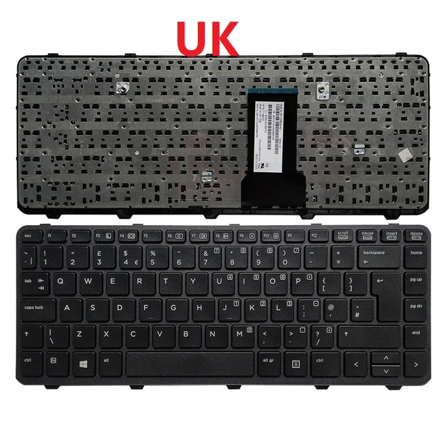 Klawiatura do laptopa HP ProBook 430 G1 czarny z ramką - angielski/US/UK/LA/Latin, zamienne - Wianko - 2