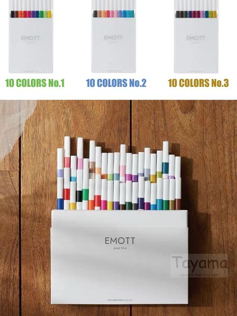 Zestaw 40 kolorów markerów artystycznych EMOTT na bazie wody - pióro ręcznie malowane, idealne dla ucznia i artysty - Wianko - 5