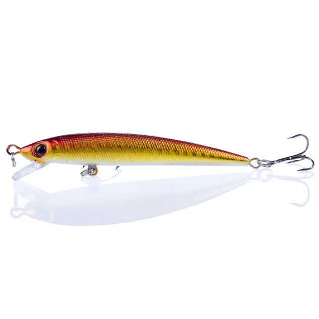 Minnow przynęta Wobbler twarde przynęty Crankbaits 1 sztuka 9cm 6g ABS - Wianko - 4