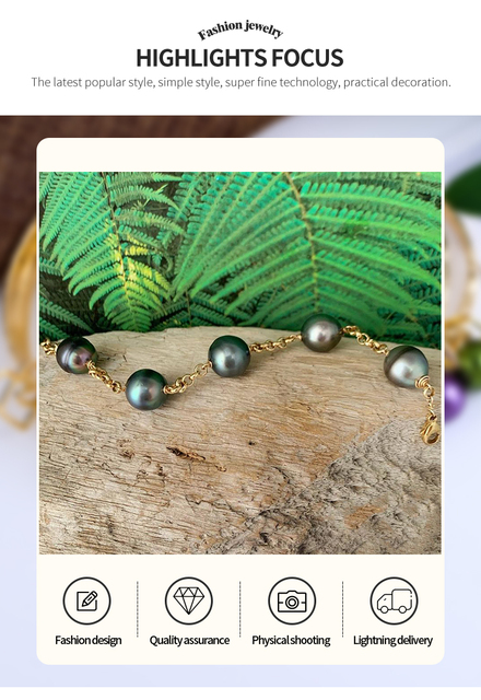 Ręcznie plecione bransoletki z naturalnymi słodkowodnymi perłami dla kobiet - Cring Coco, modna biżuteria 2021 Kid - Wianko - 5