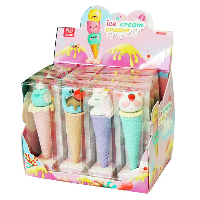 Lody Popsicle gumka do mazania kreatywność Mini Lollipop dla dzieci uczeń - Wianko - 7