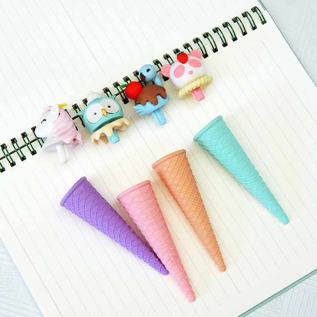 Lody Popsicle gumka do mazania kreatywność Mini Lollipop dla dzieci uczeń - Wianko - 4