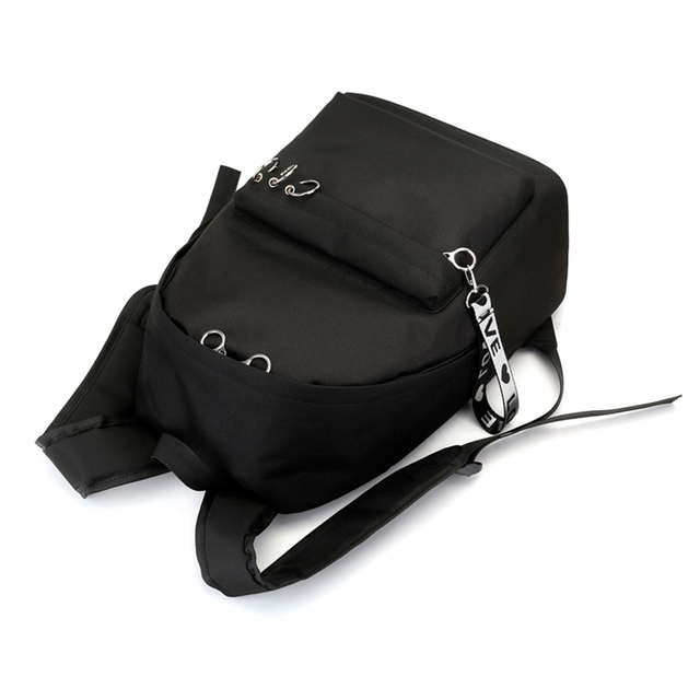 Plecak płócienny ramiona Anime Yu-Gi-Oh! dla chłopców i dziewcząt - Laptopowy Bookbag z zamkiem błyskawicznym - Wianko - 14