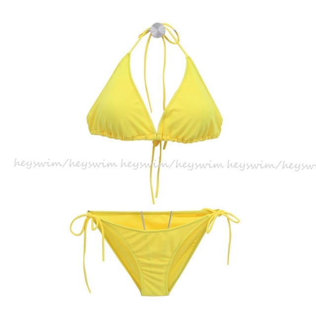Nowy, seksowny bikini halter z odblaskowym kolorem - dla kobiet, bikini dwuczęściowy - Wianko - 25