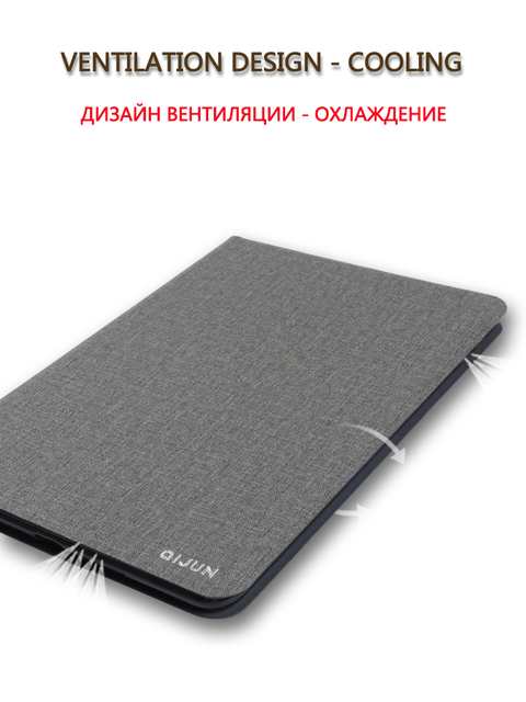 Etui z klapką miękkie skórzane na Huawei MediaPad M5 Lite 10 10.1 - Wianko - 7