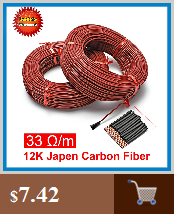 Nietoksyczny i bezwonny kabel grzejny z włókna węglowego 24K 17ohm, wysokiej jakości, niski koszt - Wianko - 1