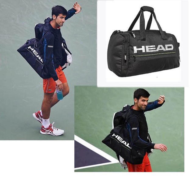 Torba tenisowa na rakiety HEAD Djokovic 2021, podpisana przez Novaka, pojedyncze ramię - Wianko - 2