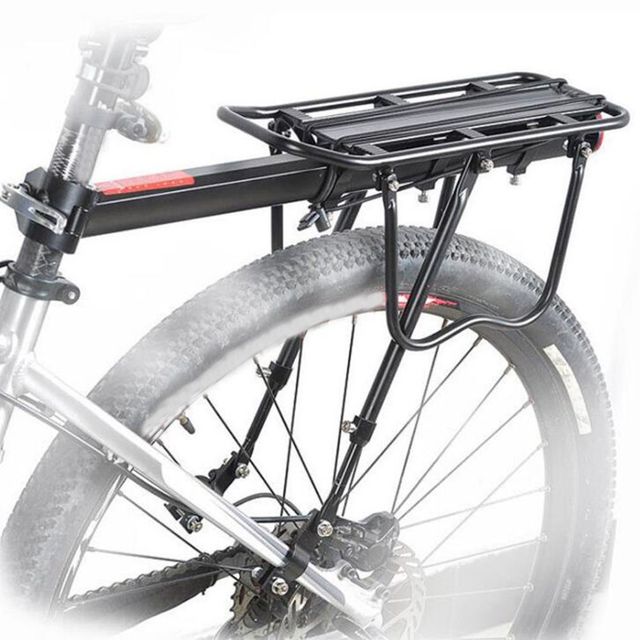 Stojak rowerowy tylnej części z bagażnikiem i uchwytem - stop aluminium, akcesoria rowerowe - Wianko - 7