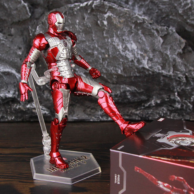 Ręcznie robiona figurka akcji Iron Man 3 z blaskiem - kolekcja 10. Rocznica Avengers - Wianko - 7
