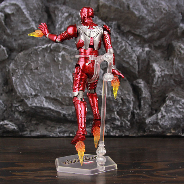 Ręcznie robiona figurka akcji Iron Man 3 z blaskiem - kolekcja 10. Rocznica Avengers - Wianko - 9