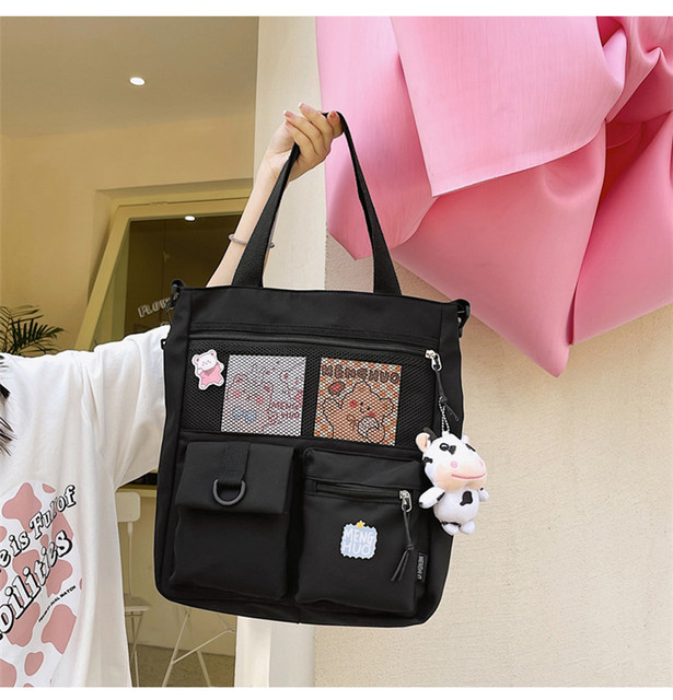 Nowoczesna, pojemna torebka na ramię dla kobiet - Ainvoev New Fashion *kategoria*: Torebki na ramię - Wianko - 7