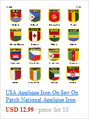Haftowane naszywki flagi - Fidżi, narodowa flaga, dekoracje DIY, PT0060-2 - Wianko - 11