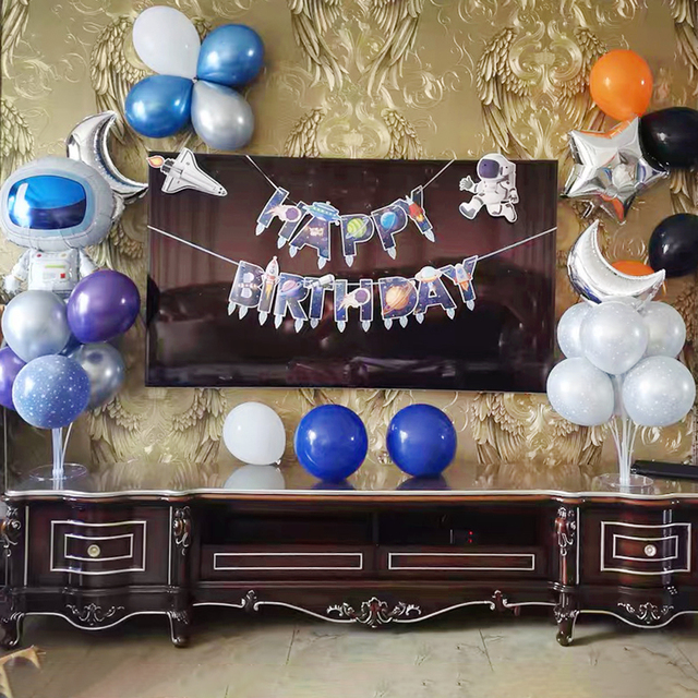 Zestaw balon stojak - uchwyt na balon, idealny do dekoracji na przyjęcie urodzinowe dzieci i dorosłych, wesele, eventy - balon w zestawie - Wianko - 17