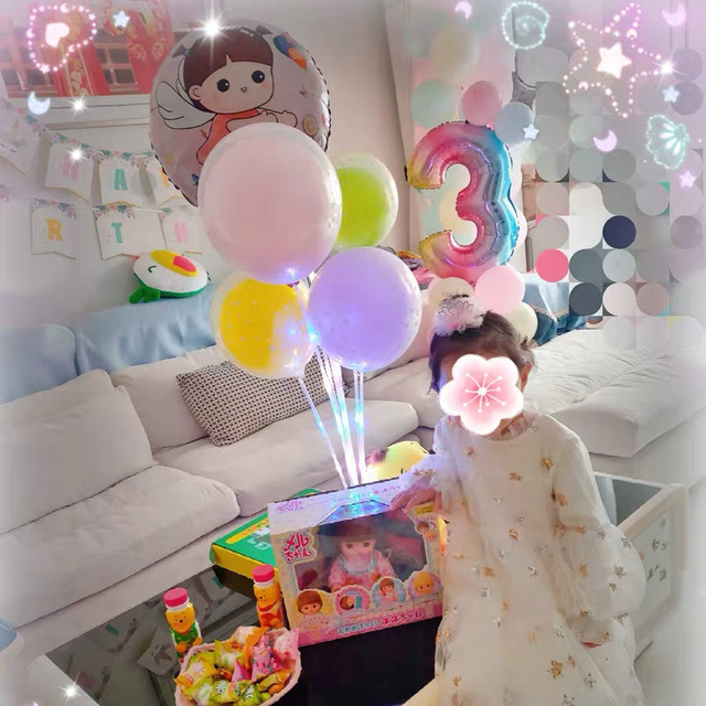 Zestaw balon stojak - uchwyt na balon, idealny do dekoracji na przyjęcie urodzinowe dzieci i dorosłych, wesele, eventy - balon w zestawie - Wianko - 20