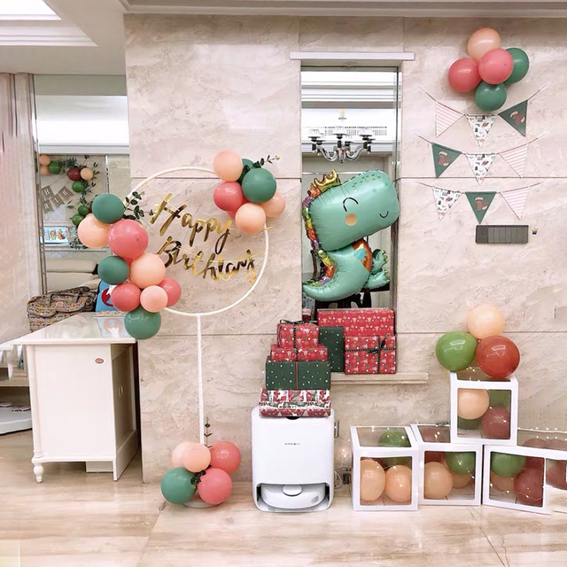 Zestaw balon stojak - uchwyt na balon, idealny do dekoracji na przyjęcie urodzinowe dzieci i dorosłych, wesele, eventy - balon w zestawie - Wianko - 13