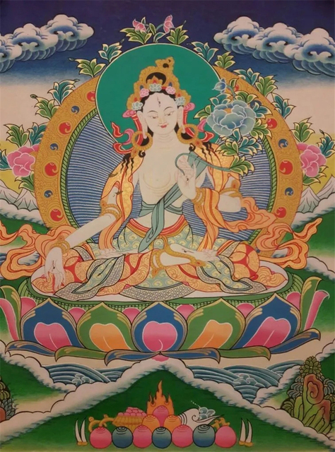 5D Diamentowe malowanie obrazu abstrakcyjnego Buddha HD Sitting Lotus Decoration Mosaic for Home - Wianko - 8