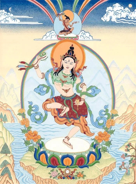 5D Diamentowe malowanie obrazu abstrakcyjnego Buddha HD Sitting Lotus Decoration Mosaic for Home - Wianko - 7