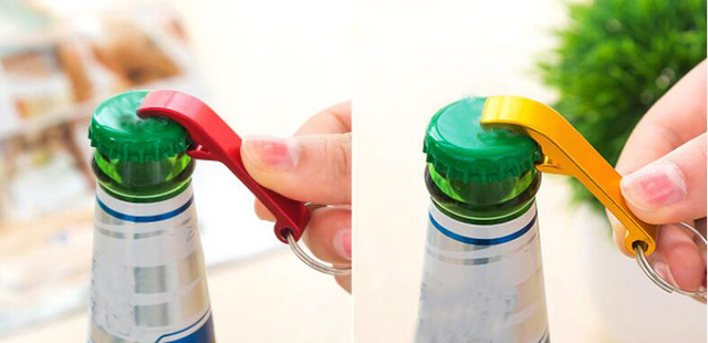 Butelka otwieracz 4 w 1 kolorowy brelok aluminiowy upominek weselny - Wianko - 10