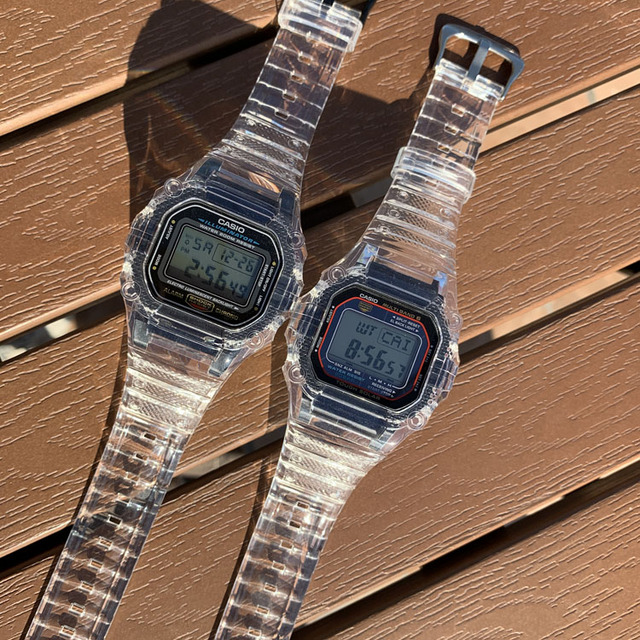 Pasek zastępczy TPU do zegarka Casio G-Shock DW-5600 GW-B5600 G-5600E G-5000 - przezroczysty - Wianko - 5