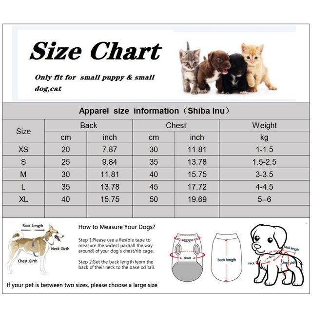 Sweter dwustronny polar dla małych i średnich psów oraz kotów Pet T-Shirt – miękki, ciepły, śliczny i falisty - Wianko - 1