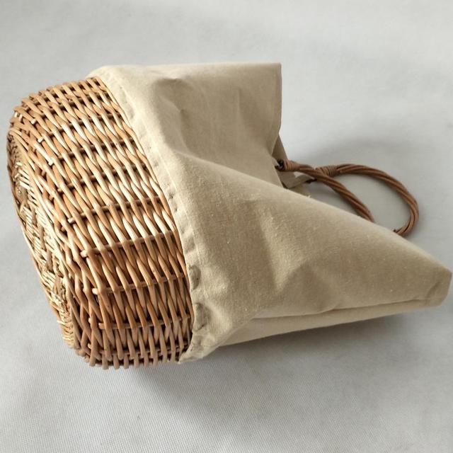 Ręcznie tkana torba z wikliny rattan na zakupy dla kobiet, dużej pojemności, przenośna i stylowa - Wianko - 9
