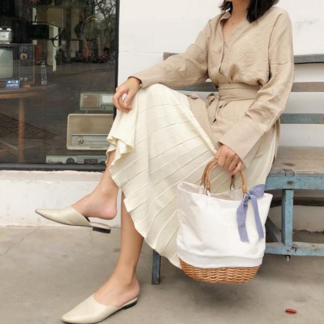 Ręcznie tkana torba z wikliny rattan na zakupy dla kobiet, dużej pojemności, przenośna i stylowa - Wianko - 3