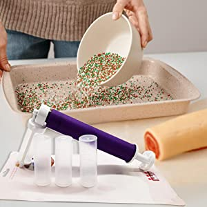 Pistolet do dekoracji ciast Airbrush - z instrukcją, możliwość natryskiwania i kolorowania, idealny do ozdabiania deserów, dropshipping - Wianko - 3
