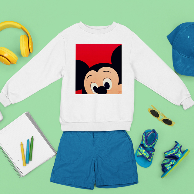 Bluza dziecięca Disney Mickey Mouse, Kaczor Donald i Goofy, wzór moda, wygodna, 3-8T, wykwintna, gorąca sprzedaż - Wianko - 8