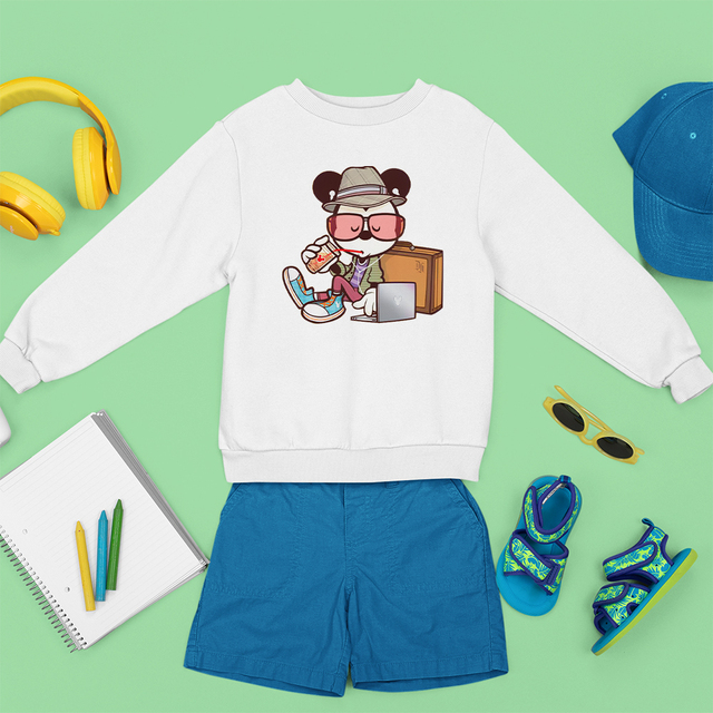 Bluza dziecięca Disney Mickey Mouse, Kaczor Donald i Goofy, wzór moda, wygodna, 3-8T, wykwintna, gorąca sprzedaż - Wianko - 19