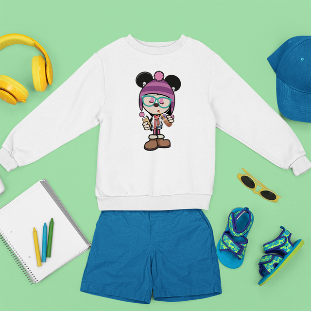 Bluza dziecięca Disney Mickey Mouse, Kaczor Donald i Goofy, wzór moda, wygodna, 3-8T, wykwintna, gorąca sprzedaż - Wianko - 18