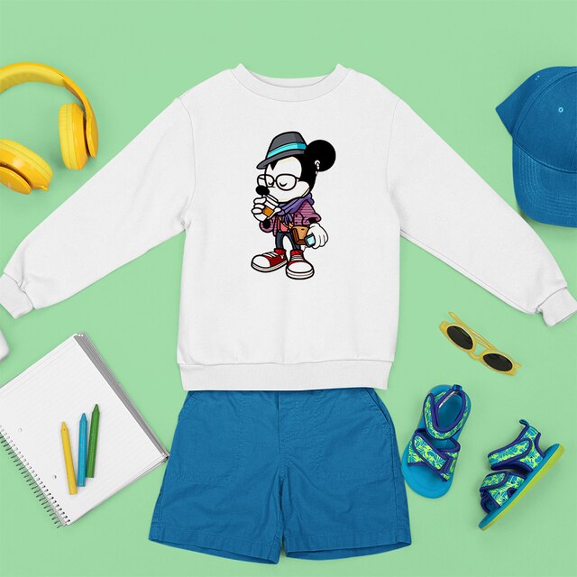 Bluza dziecięca Disney Mickey Mouse, Kaczor Donald i Goofy, wzór moda, wygodna, 3-8T, wykwintna, gorąca sprzedaż - Wianko - 17