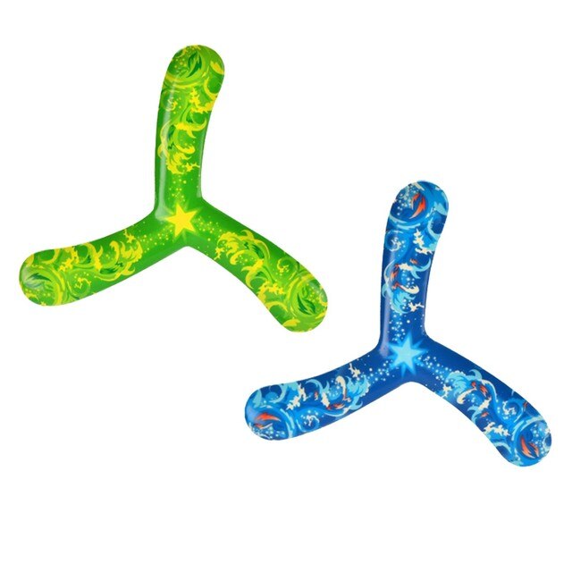 Zabawki sportowe - Boomerang 2 sztuki, świecące, latające, dla zabawy na świeżym powietrzu - Wianko - 2