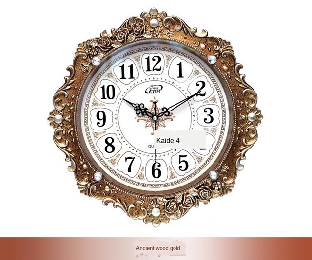 Stylowy zegar ścienny o europejskim wzorze dla salonu - twórcza osobowość, nowoczesny design - Wianko - 23