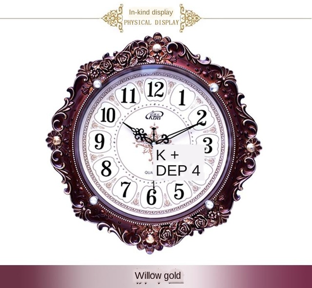 Stylowy zegar ścienny o europejskim wzorze dla salonu - twórcza osobowość, nowoczesny design - Wianko - 22