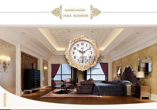 Stylowy zegar ścienny o europejskim wzorze dla salonu - twórcza osobowość, nowoczesny design - Wianko - 27
