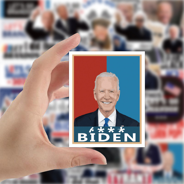 10/50 sztuk/partia Naklejki Brandon Cartoon Biden DIY Laptop, deskorolka, walizka, gitara - Joe Biden prezent - Wianko - 10