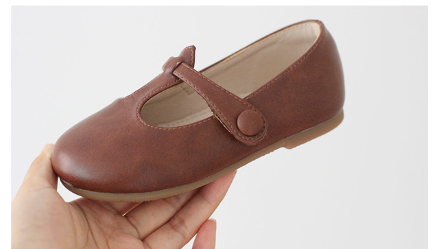 Dziewczęce czarne buty szkolne Mary Jane Lolita dla dzieci od 2 do 7 lat - skórzane - Wianko - 6