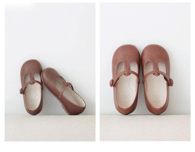 Dziewczęce czarne buty szkolne Mary Jane Lolita dla dzieci od 2 do 7 lat - skórzane - Wianko - 3